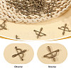 100Pcs Tibetan Style Alloy Pendants FIND-CA0010-59AB-4