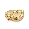 Rack Plating Real 18K Gold Plated Brass Pendants KK-E260-01G-R-3