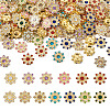 Cheriswelry 260Pcs 13 Style CCB Plastic with Rhinestones Cabochons FIND-CW0001-10-10