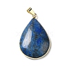 Natural Lapis Lazuli Dyed Pendants G-R486-03G-B-2