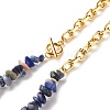 Natural Sodalite Chip Beads Jewelry Set SJEW-JS01223-04-6