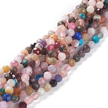 Natural Mixed Gemstone Beads Strands X-G-A026-A04-4mm