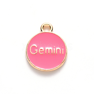 Alloy Enamel Pendants X-ENAM-S124-01A-03I-1