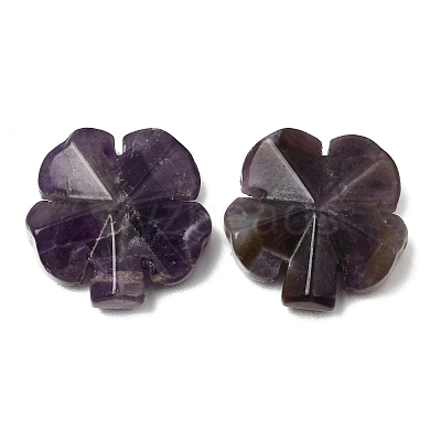 Natural Amethyst Carved Clover Display Decorration GG-CBA6D08-D11-1