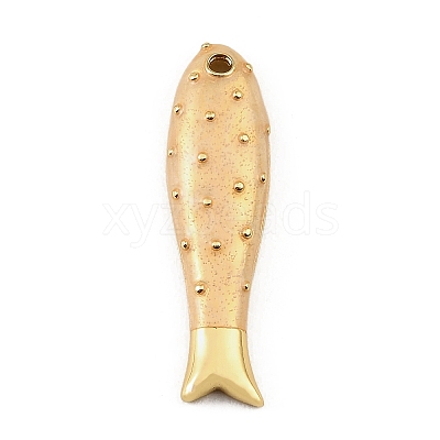 Brass Enamel Pendants KK-CBAF17A-06G-06-1