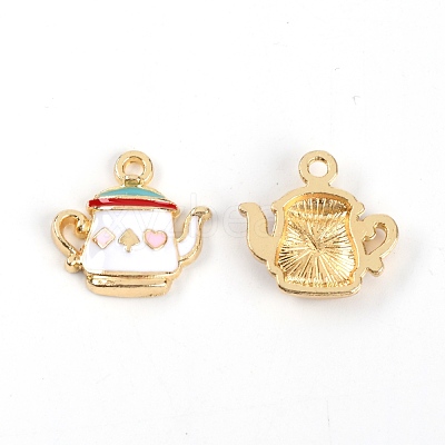 Zinc Alloy Enamel Pendant ENAM-CJC0004-22B-1