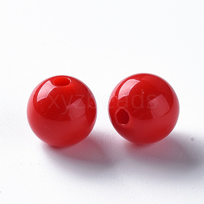 Opaque Acrylic Beads MACR-S370-C10mm-M2-1