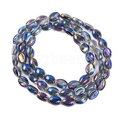 Electroplate Glass Beads Strands EGLA-B005-01A-FR02-1