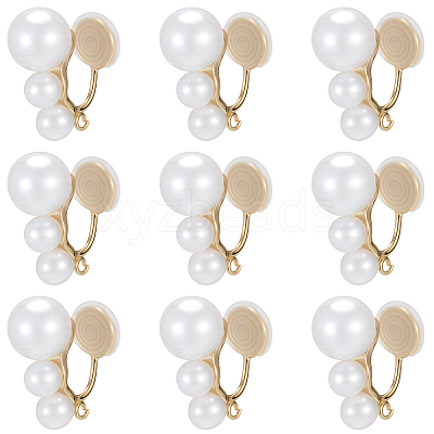 10Pcs Brass Ear Cuff Findings KK-BBC0022-46-1