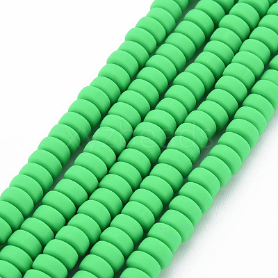 Handmade Polymer Clay Beads Strands CLAY-N008-128-1