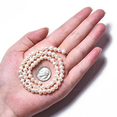 Natural Cultured Freshwater Pearl Beads Strands PEAR-N013-05C-1