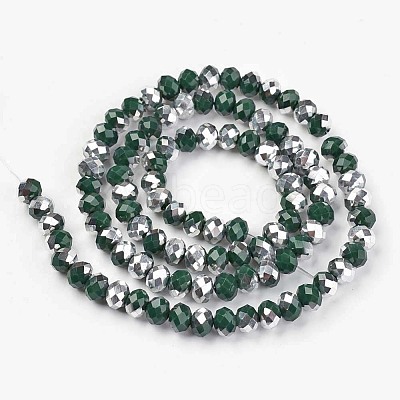 Electroplate Opaque Glass Beads Strands LS-EGLA-A034-P4mm-M04-1