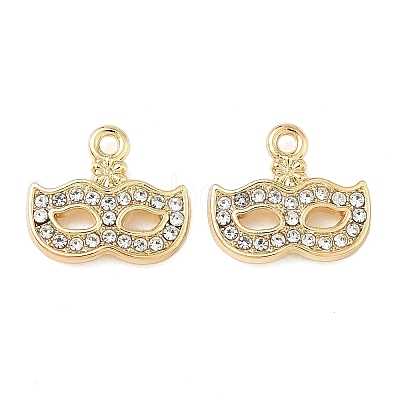 Alloy Rhinestone Pendants ENAM-I073-04G-02-1