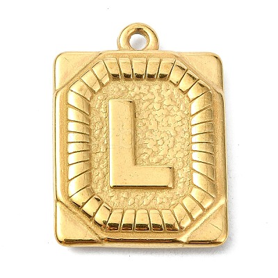 Ion Plating(IP) 304 Stainless Steel Pendants STAS-U033-01G-L-1