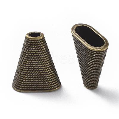 Tibetan Style Bead Cones TIBEB-00957-AB-NR-1
