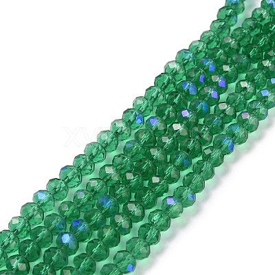 Electroplate Glass Beads Strands EGLA-A044-T1mm-L18-1