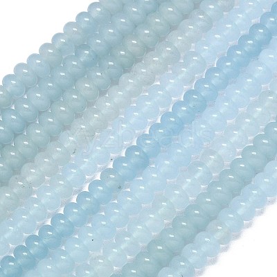 Natural Malaysia Jade Beads Strands G-B165-G01-5x8mm-07-1