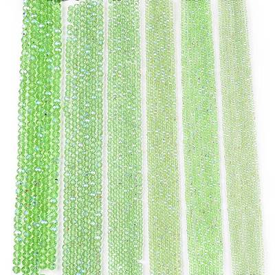 Electroplate Glass Beads Strands EGLA-A044-T4mm-L09-1