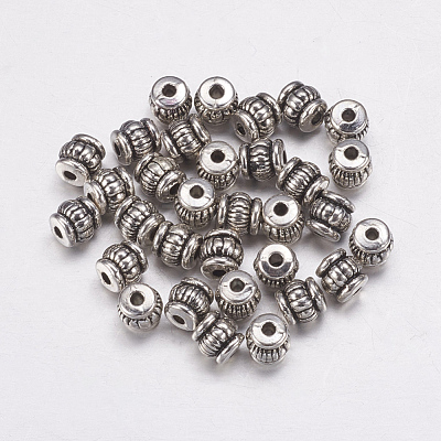 Tibetan Style Alloy Beads X-TIBEB-Q043-AS-FF-1