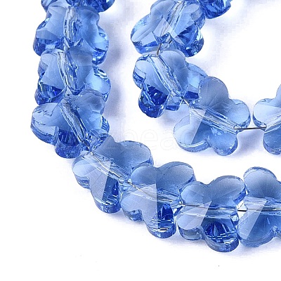 Transparent Glass Beads Strands GLAA-Q118-01A-B03-1