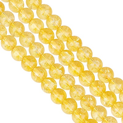 2 Strands Synthetic Citrine Beads Strands G-GO0001-26B-1