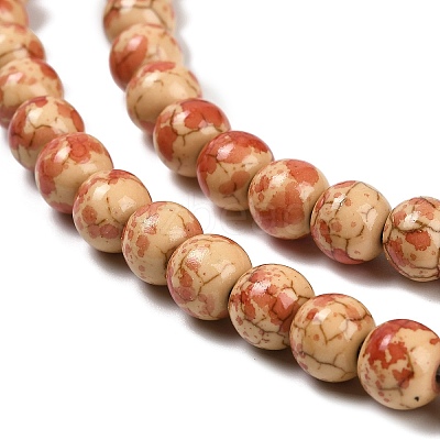 Synthetic Turquoise Beads Strands TURQ-F019-03A-1