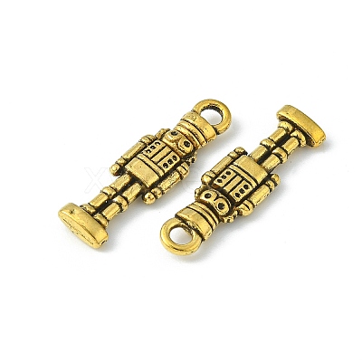 Tibetan Style Alloy Soldier Pendants TIBEP-GC160-AG-NR-1