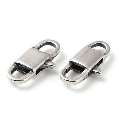 925 Thailand Sterling Silver Lobster Claw Clasps STER-D003-16P-1