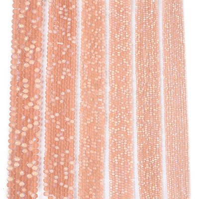 Transparent Glass Beads Strands LS-EGLA-A044-T8mm-MB21-1