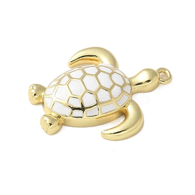 Brass Enamel Pendants X-KK-P290-13G-01-1