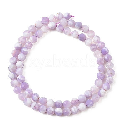 Natural Lavender Amethyst Beads Strands G-K376-A05-5mm-1
