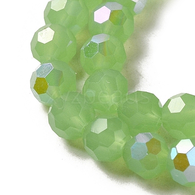 Imitation Jade Glass Beads Strands EGLA-A035-J6mm-L01-1