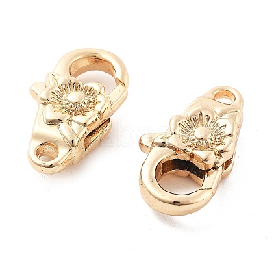 Brass Lobster Claw Clasps KK-R216-18B-KCG-1
