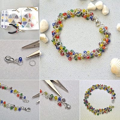 Mixed 12/0 Round Glass Seed Beads SEED-PH0006-2mm-04-1