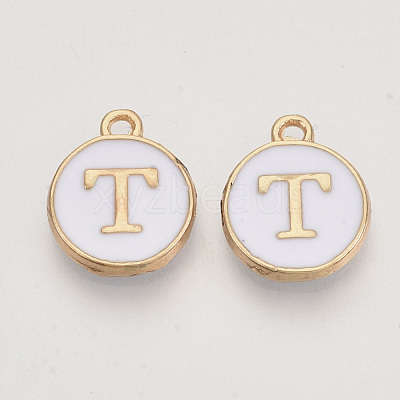 Golden Plated Alloy Charms X-ENAM-S118-01T-1
