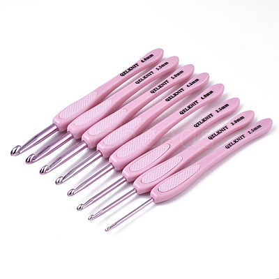 Aluminum Diverse Size Crochet Hooks Set TOOL-S015-006A-01-1