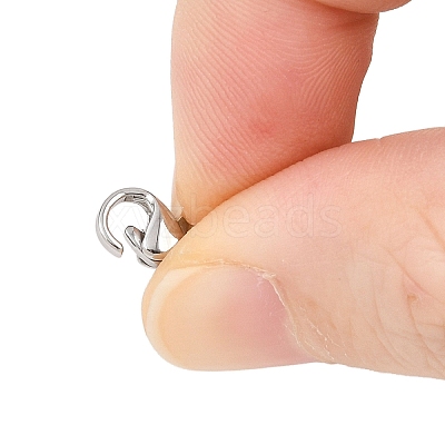 Non-Tarnish 316 Surgical Stainless Steel Lobster Claw Clasps X-STAS-316-FL10A-1