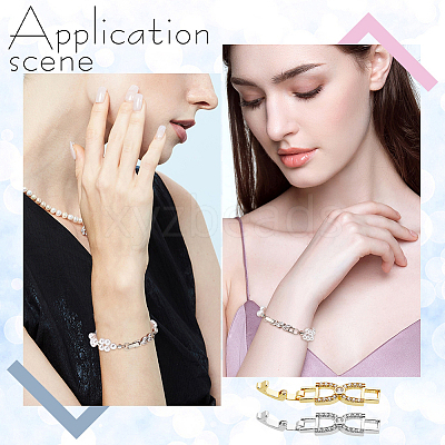10Pcs 2 Colors Bowknot Rack Plating Brass Clear Cubic Zirconia Watch Band Clasps ZIRC-DC0001-09-1