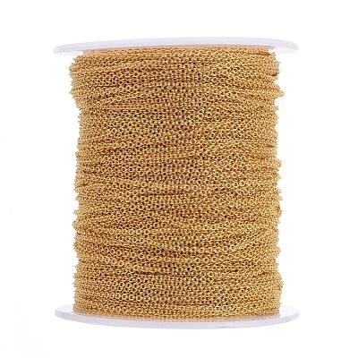 Brass Cable Chains CHC-034Y-G-NF-1