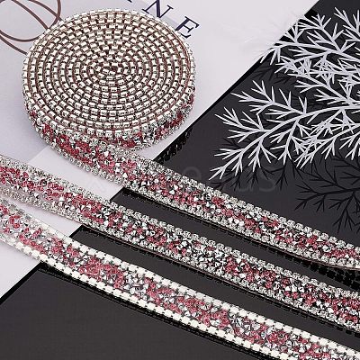 Glitter Hotfix Rhinestone(Hot Melt Adhesive On The Back) OCOR-WH0058-06-1