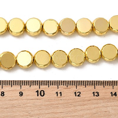 Electroplate Glass Beads Strands EGLA-F166-04C-1