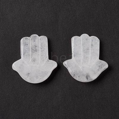 Natural Quartz Crystal Cabochons G-E579-04D-1