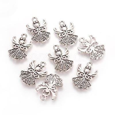 Tibetan Style Alloy Pendants X-TIBEP-A22571-AS-LF-1