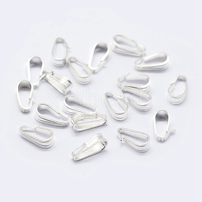 925 Sterling Silver Snap on Bails STER-F036-08S-4x8mm-1