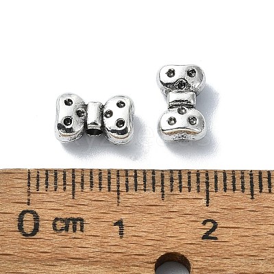 Tibetan Style Alloy Beads TIBEB-F065-07AS-01-1
