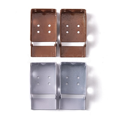 4Pcs 2 Colors Polyoxymethylene(POM) Window Curtain Track End Caps FIND-GA0001-68-1