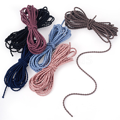 30M 6 Colors Polyester Elastic Cords EC-TA0001-07D-1
