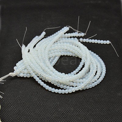 Round Opalite Beads Strands GLAA-F033-8mm-01-1