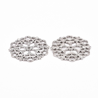 Tibetan Style Filigree Joiners Links TIBE-A11623-AS-FF-1