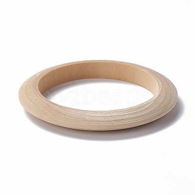 Vintage Wood Chunky Bangle BJEW-WH0017-01B-1